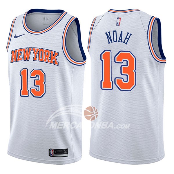 Maglia NBA New York Knicks Joakim Noah Statement 2017-18 Bianco